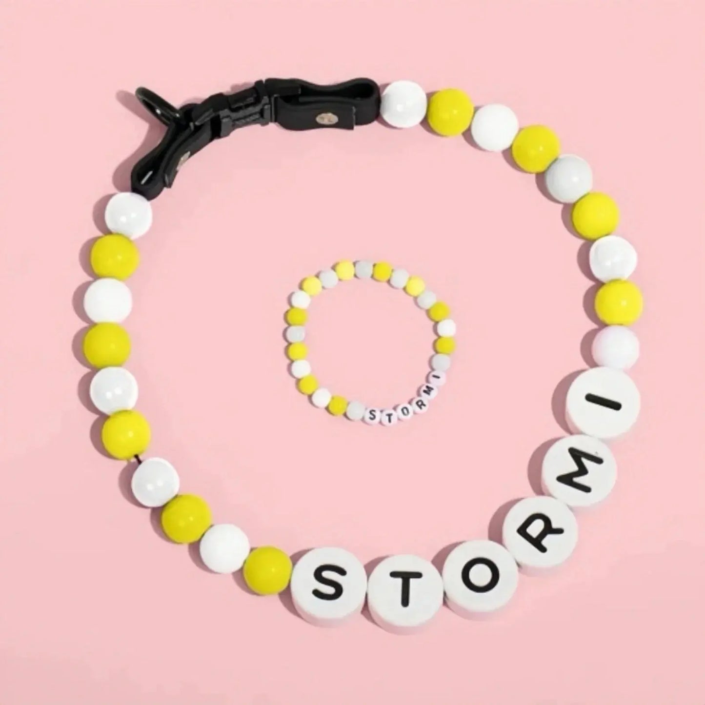 PawBond Custom Engraved Collar & Matching Bracelet Set - YNOM