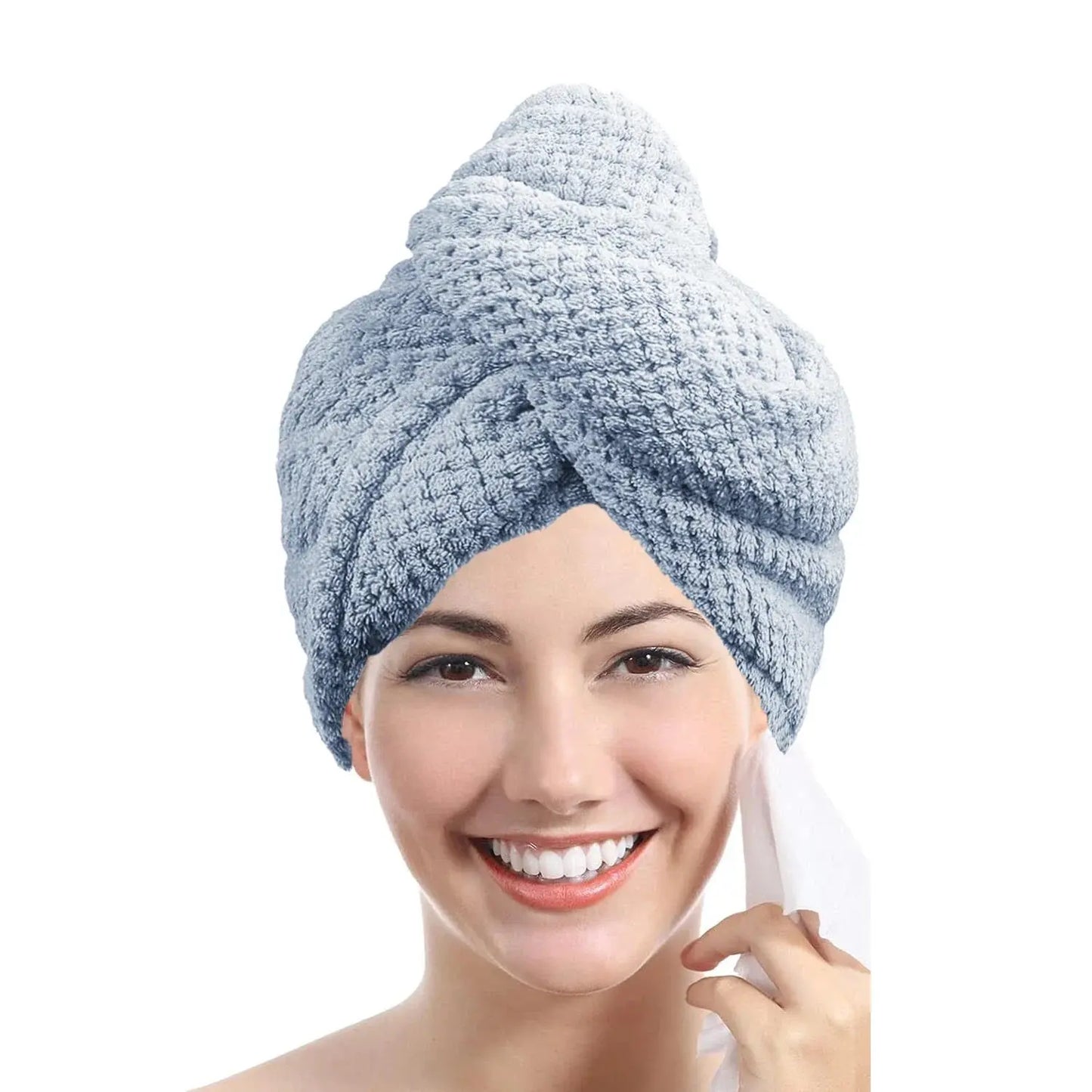 AuraWrap Anti-Frizz Microfiber Hair Towel - YNOM