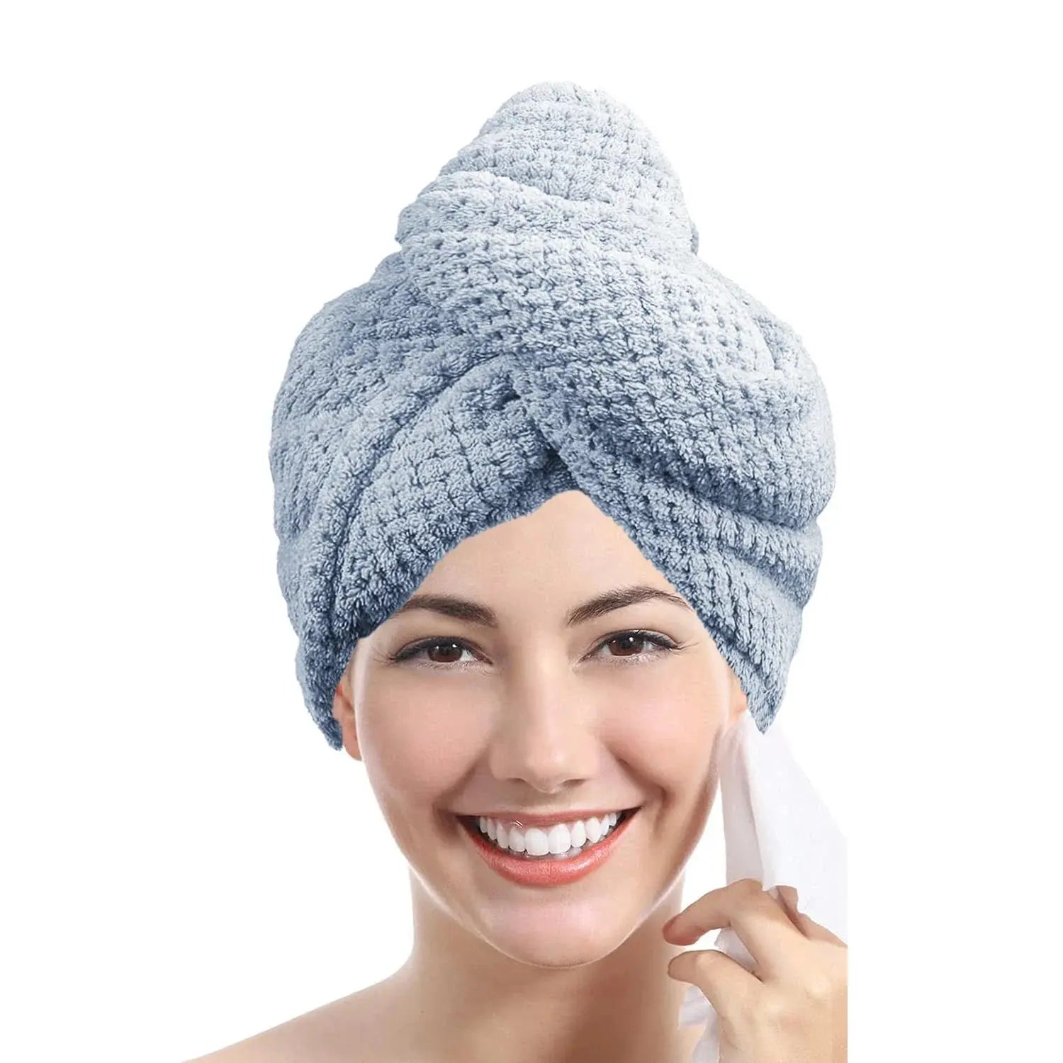 AuraWrap Anti-Frizz Microfiber Hair Towel - YNOM