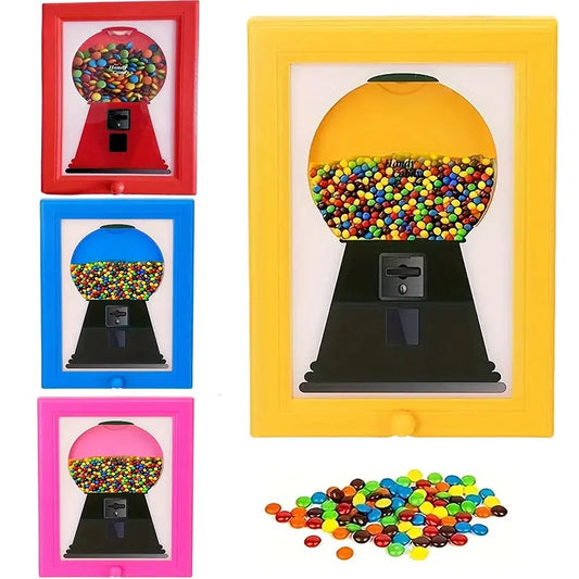 CandyFrame Vintage Candy Dispenser Wall Art | Nostalgic Retro Decor Shop1103534189 Store