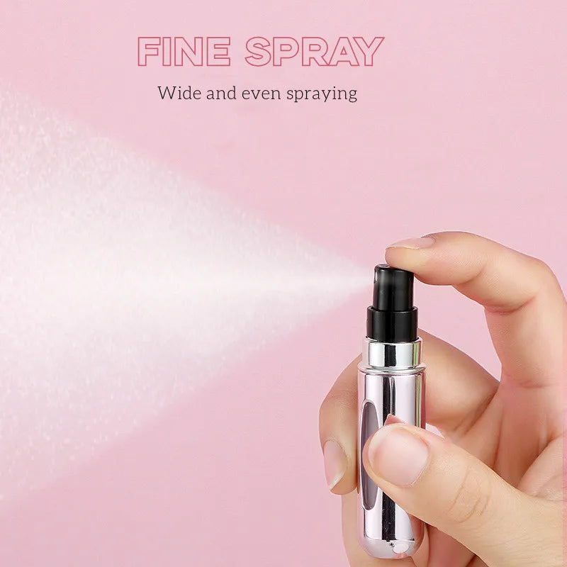 AuraScent Travel Perfume Atomizer | 5ml Refillable Pocket Spray Beauty Spring Store