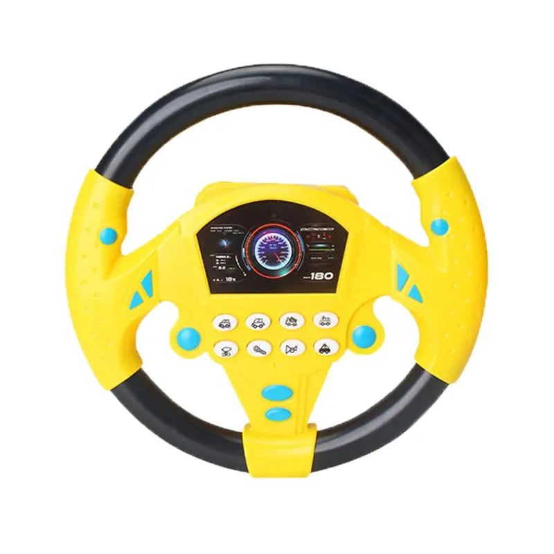 DriveLearn Interactive Steering Wheel Toy | Educational & Musical Driving Fun 3 Yuan Store