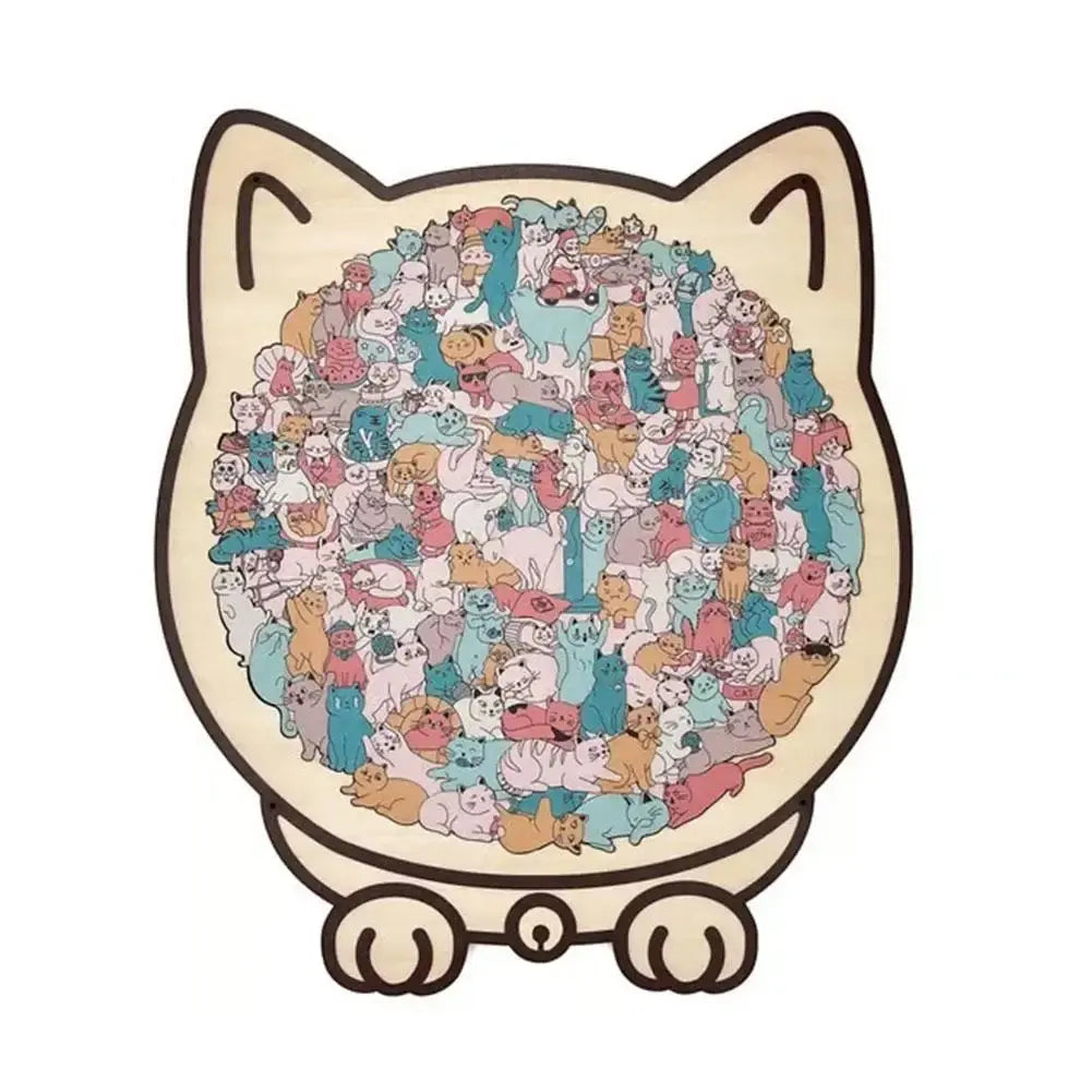 PurrfectMind Calm Cat Jigsaw Puzzle | A Mindful Escape for Adults (135 Pieces) Yoomi Store