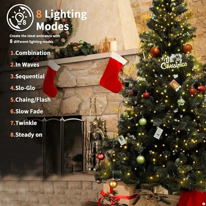 TwinkleFall Waterproof LED Light Ring | Outdoor Christmas & Holiday Decor GCTECHING Store