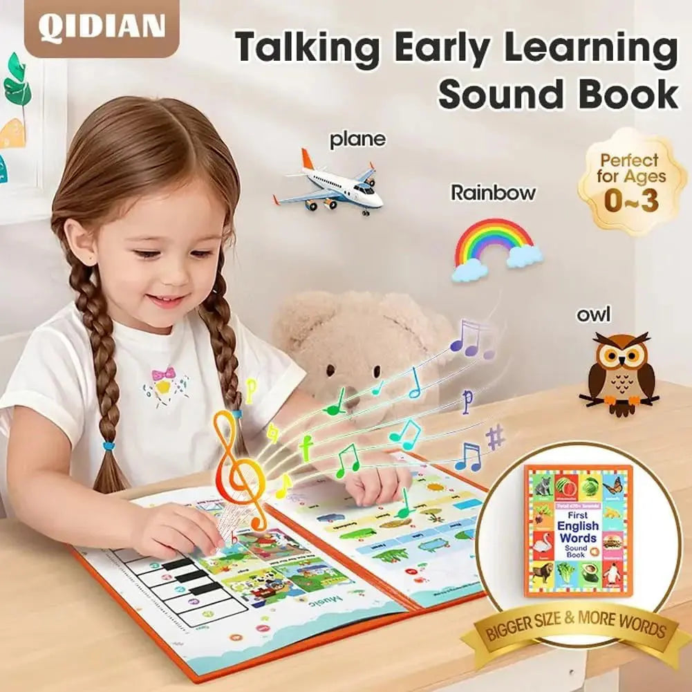 WordWhiz – 300+ Interactive English Sound Board for Kids | Fun, Screen-Free Language Learning Toy HEYHEY Worldwide Dropshipping Store
