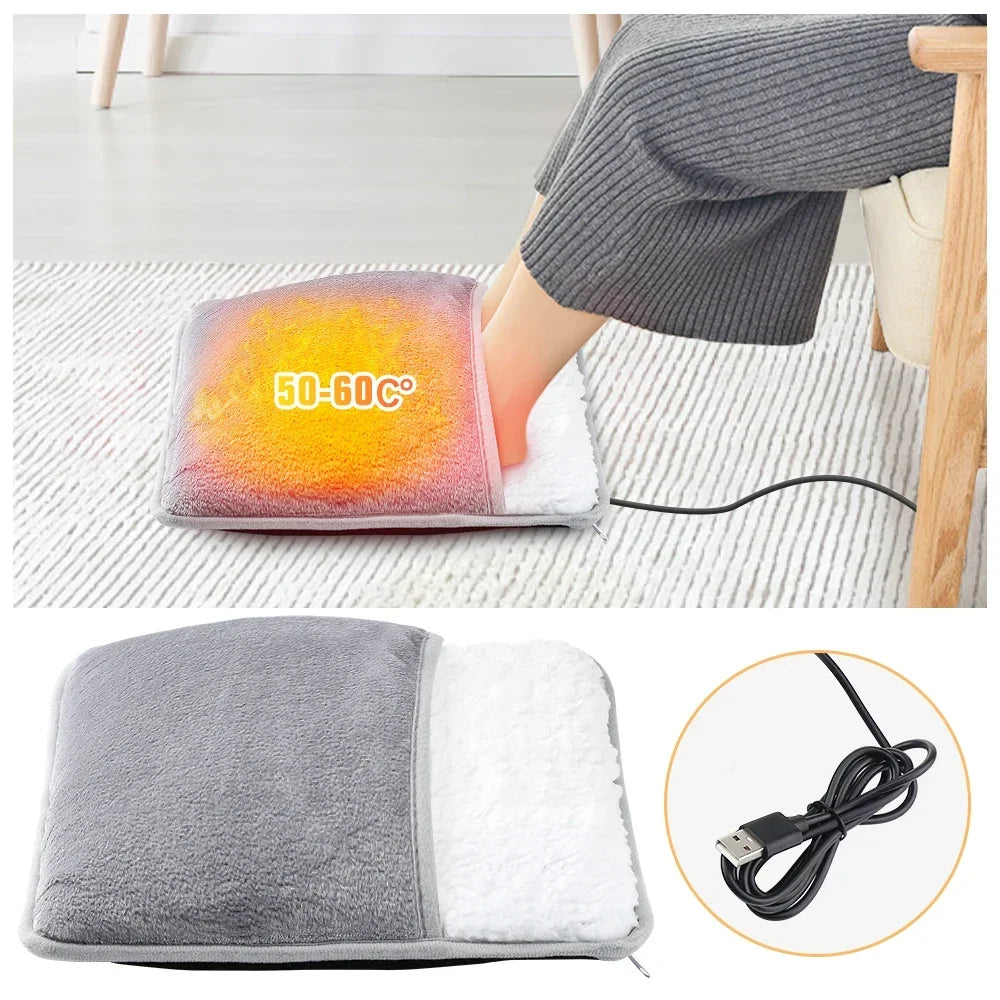 CozyCove USB-Powered Plush Foot Warmer | Portable Heating Pad Shop1104928091 Store