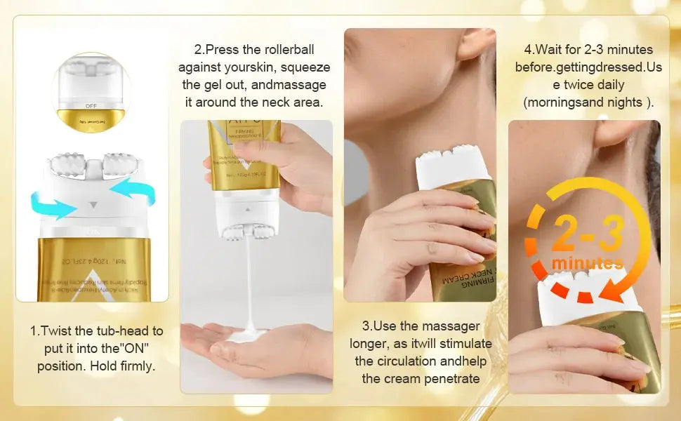 LiftLuxe Neck & Jawline Sculpting Roller | 5-Minute At-Home Facelift Shop1104891523 Store