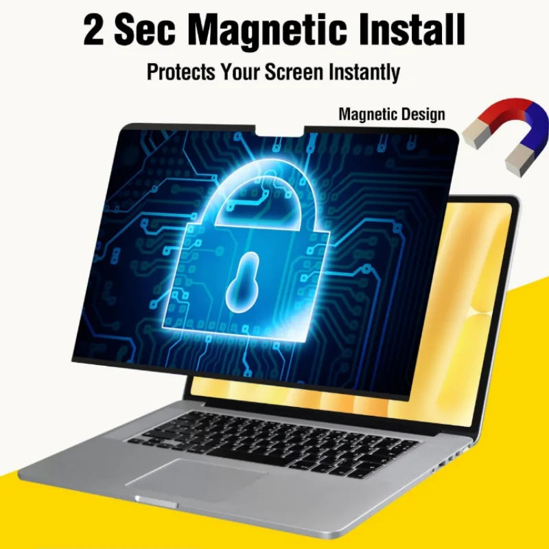 The ScreenSafe Magnetic Privacy Screen Filter | For MacBook Air & Pro