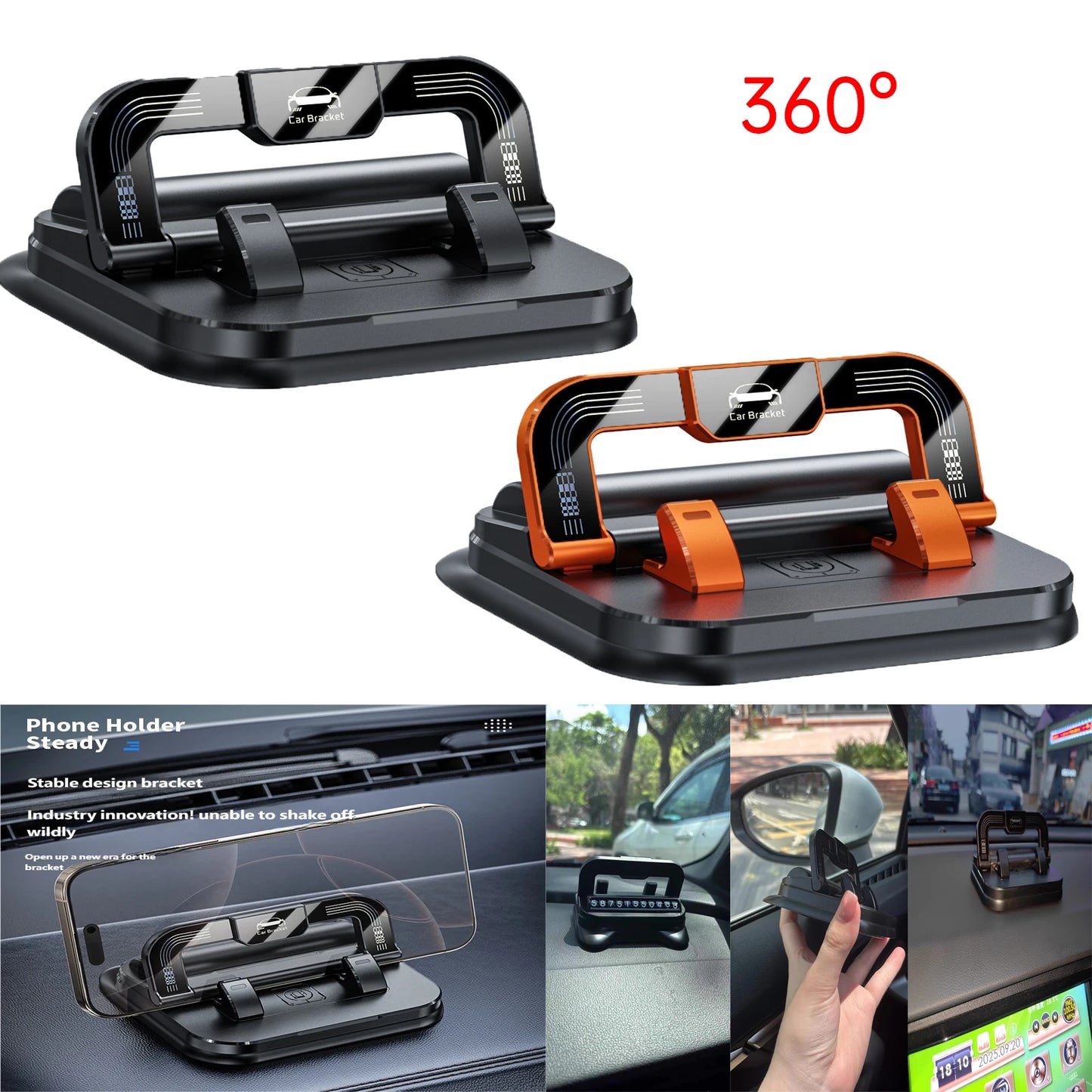 The NavGrip 360° Rotatable Car Phone Mount | Anti-Shake Dashboard Holder - YNOM cornerstore