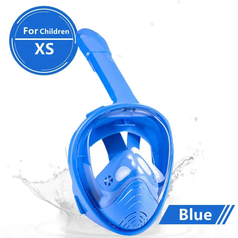 AquaVision 180° Full Face Snorkel Mask | Anti-Fog & Easy-Breathe Design XIAOTERR Store