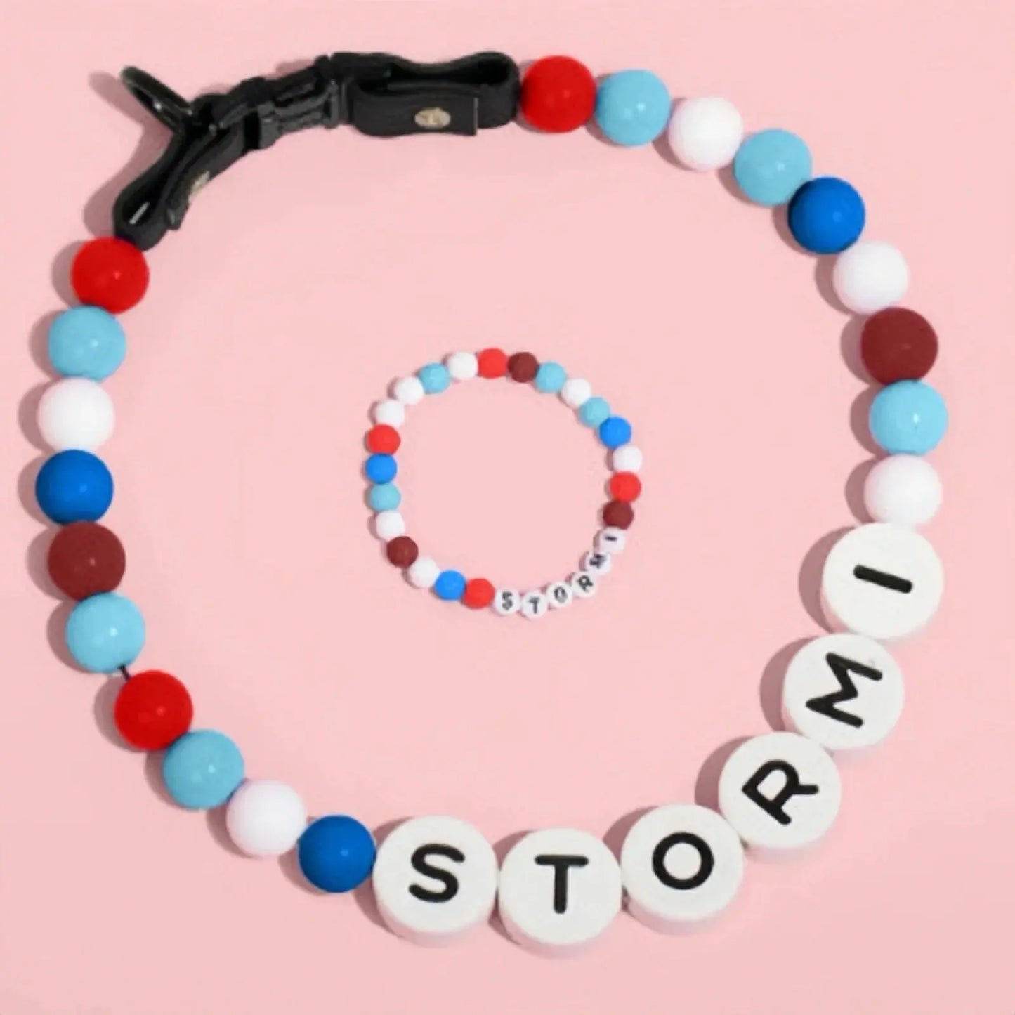 PawBond Custom Engraved Collar & Matching Bracelet Set - YNOM