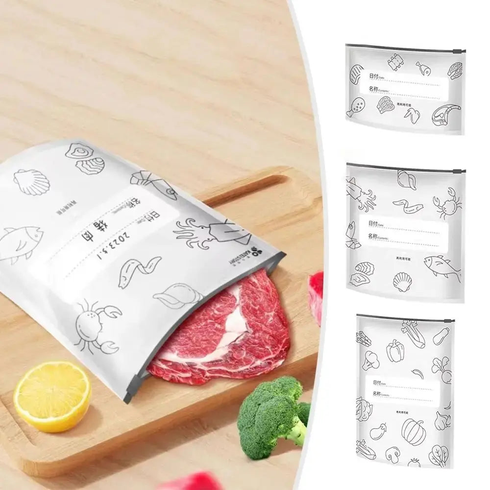 FreshLock Reusable Food Storage Bags | Airtight & Leakproof Foil Pouches for Lunch & Leftovers Digital & Stationery Store