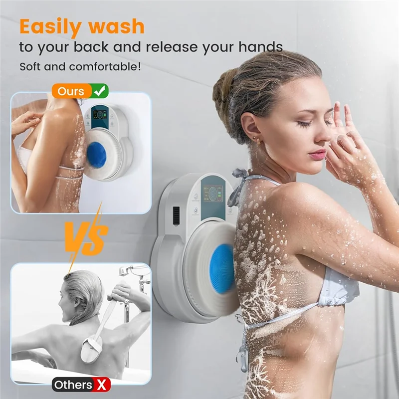The BackEase Hands-Free Electric Back Scrubber for Showers - YNOM cornerstore