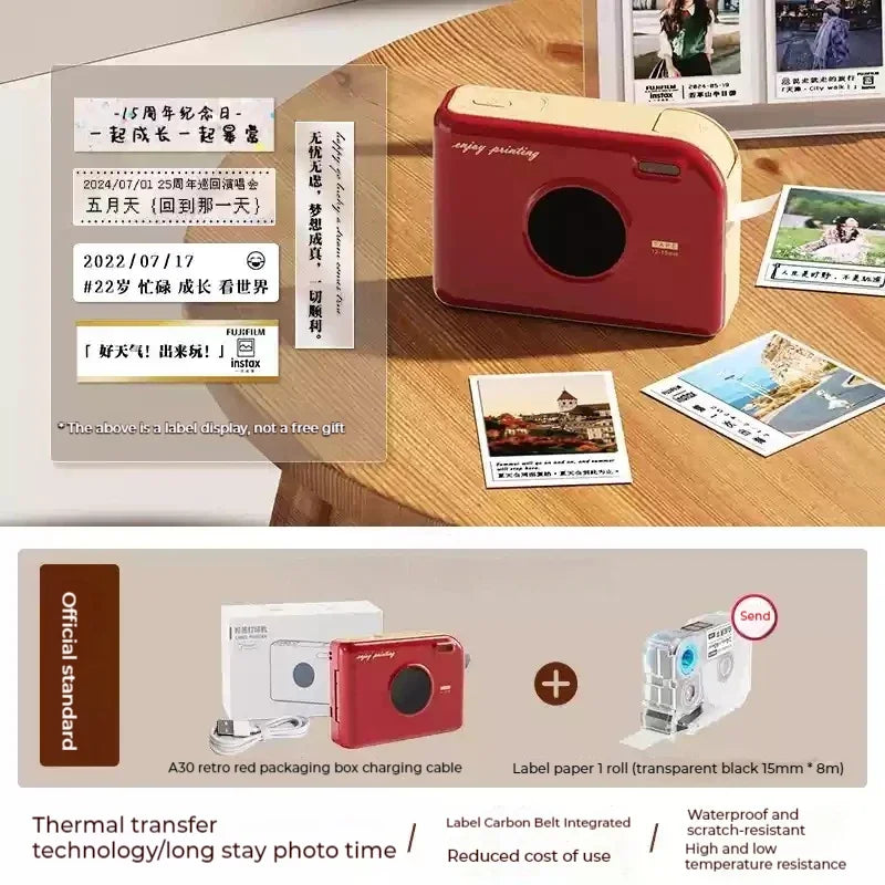 The LabelRibbon Bluetooth Ribbon Printer | for Custom Logos, Names & Gifts - YNOM cornerstore