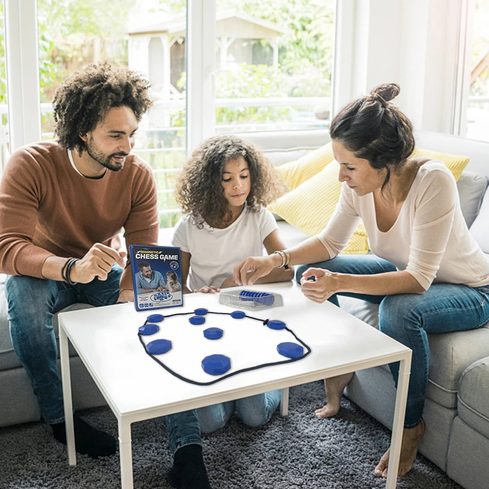 The ChessMag Magnetic Travel Chess Set | with Weighted Stone Pieces YNOM cornerstore