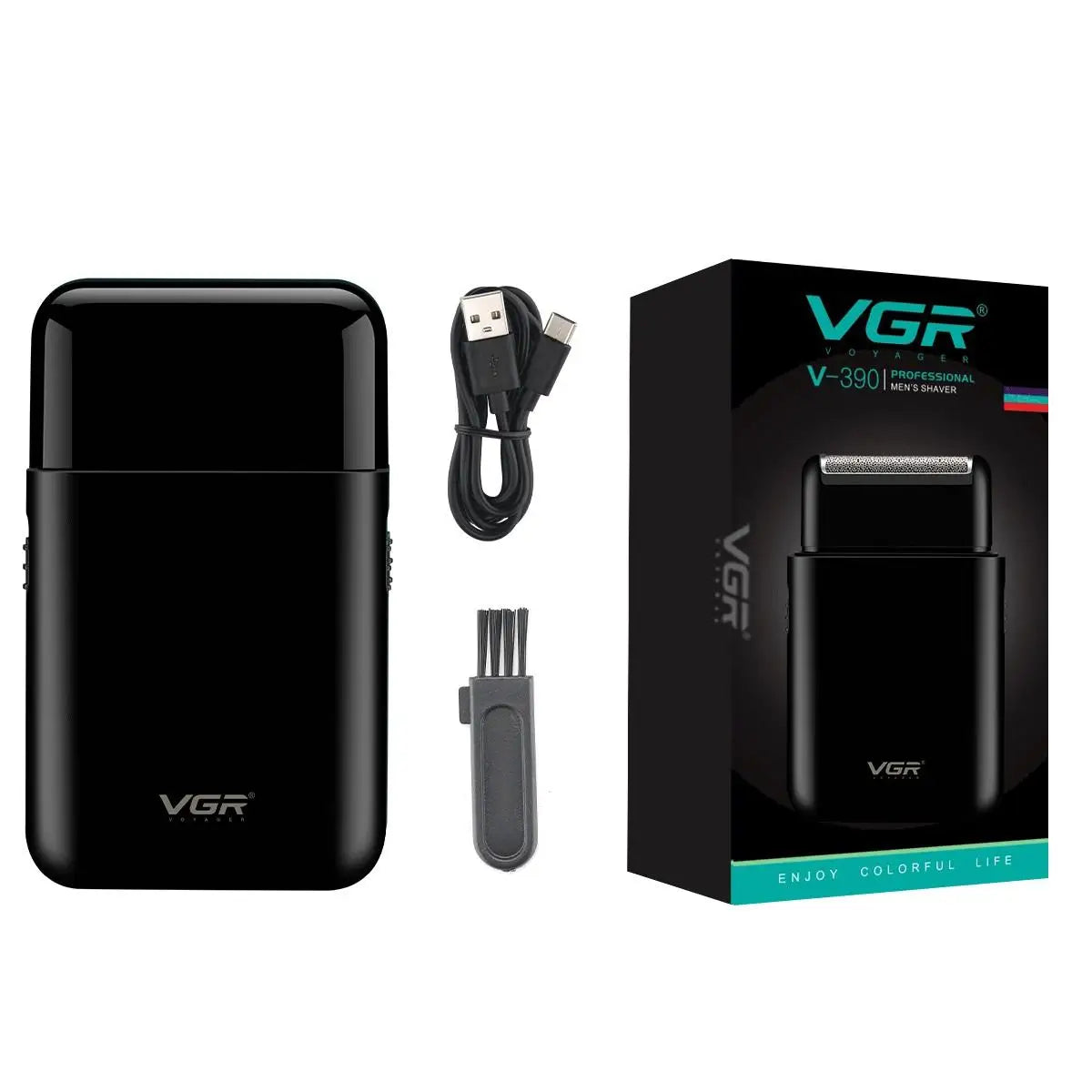 GroomGo V-390 Pocket Shaver | USB-Rechargeable & Cordless Foil Razor YNOM cornerstore