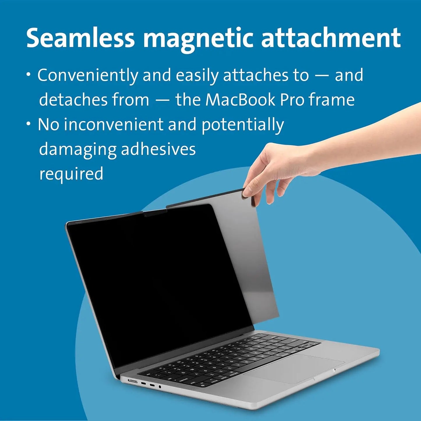 The ScreenSafe Magnetic Privacy Screen Filter | For MacBook Air & Pro