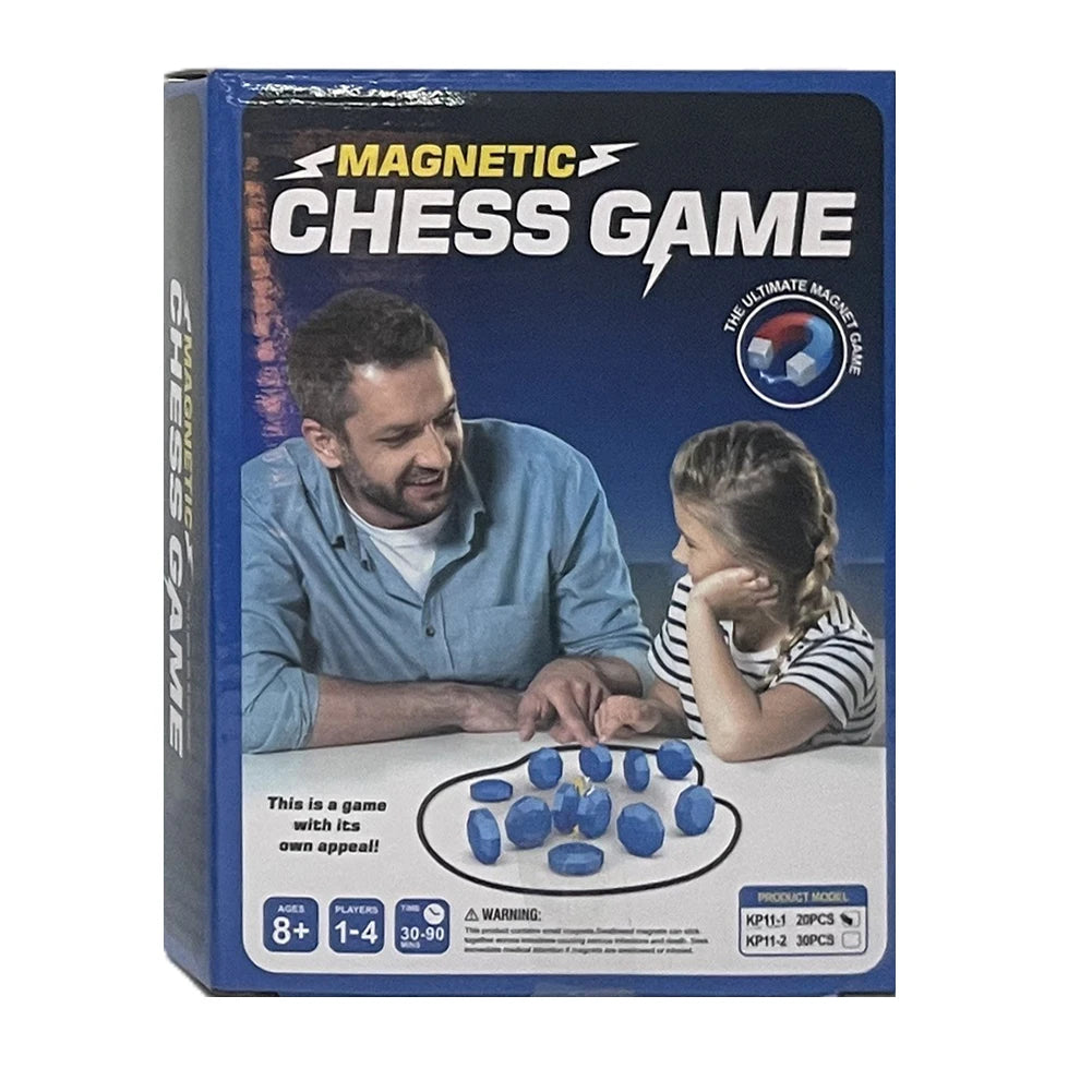 The ChessMag Magnetic Travel Chess Set | with Weighted Stone Pieces YNOM cornerstore