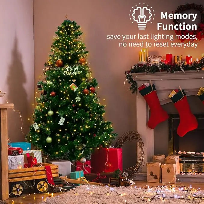 TwinkleFall Waterproof LED Light Ring | Outdoor Christmas & Holiday Decor GCTECHING Store