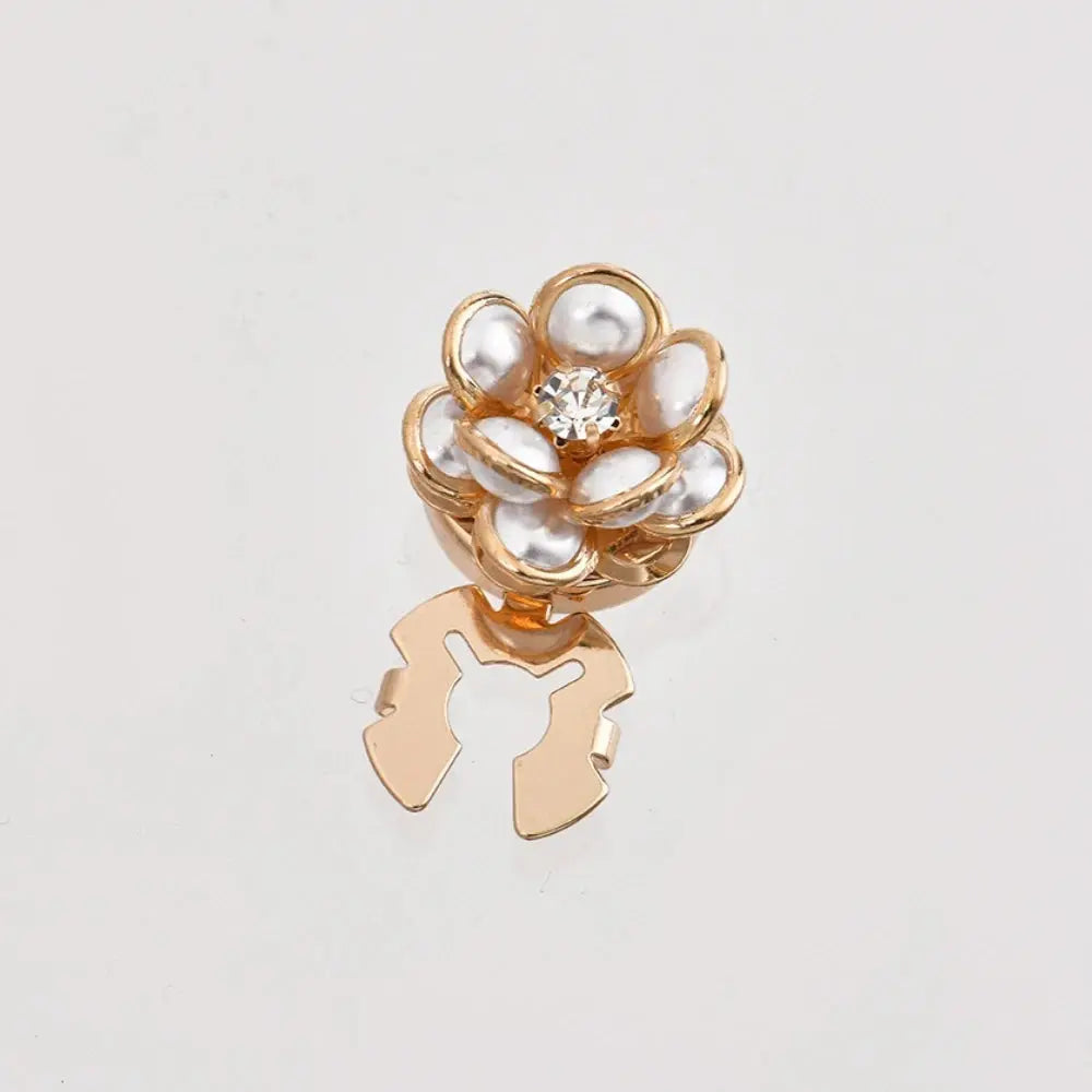 BloomLuxe Pearl Camellia Button | An Elegant Wardrobe Upgrade i-Remiel Boutique Store