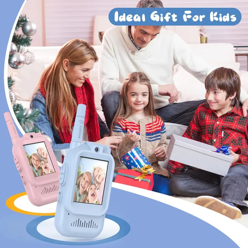 ChatCam Video Walkie Talkies for Kids | Screen-Time Alternative for Adventure 3C Electronic Global Sliver Store