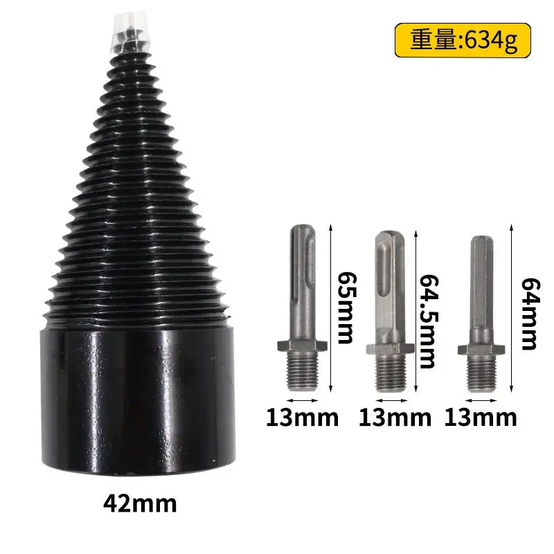 WoodCrack Pro Drill Set – Fast & Effortless Firewood Splitter | Heavy-Duty Log Cracking Drill Bit for Wood Cutting High quality tool factory Store