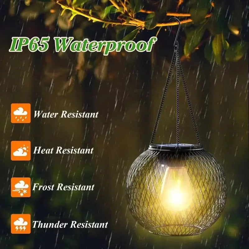 Radiance Glow Solar Garden Lantern | Waterproof Decorative Light - YNOM