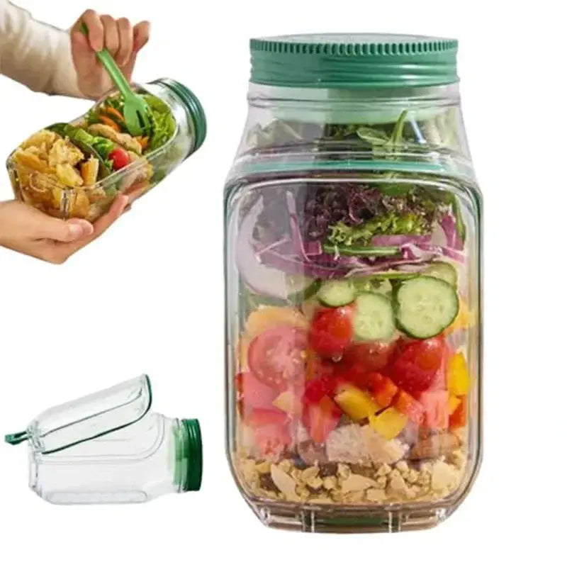 SaladGo Fresh Meal Container | Leak-Proof Portable Salad Bowl for On-the-Go Healthy Eating Shop1104909424 Store