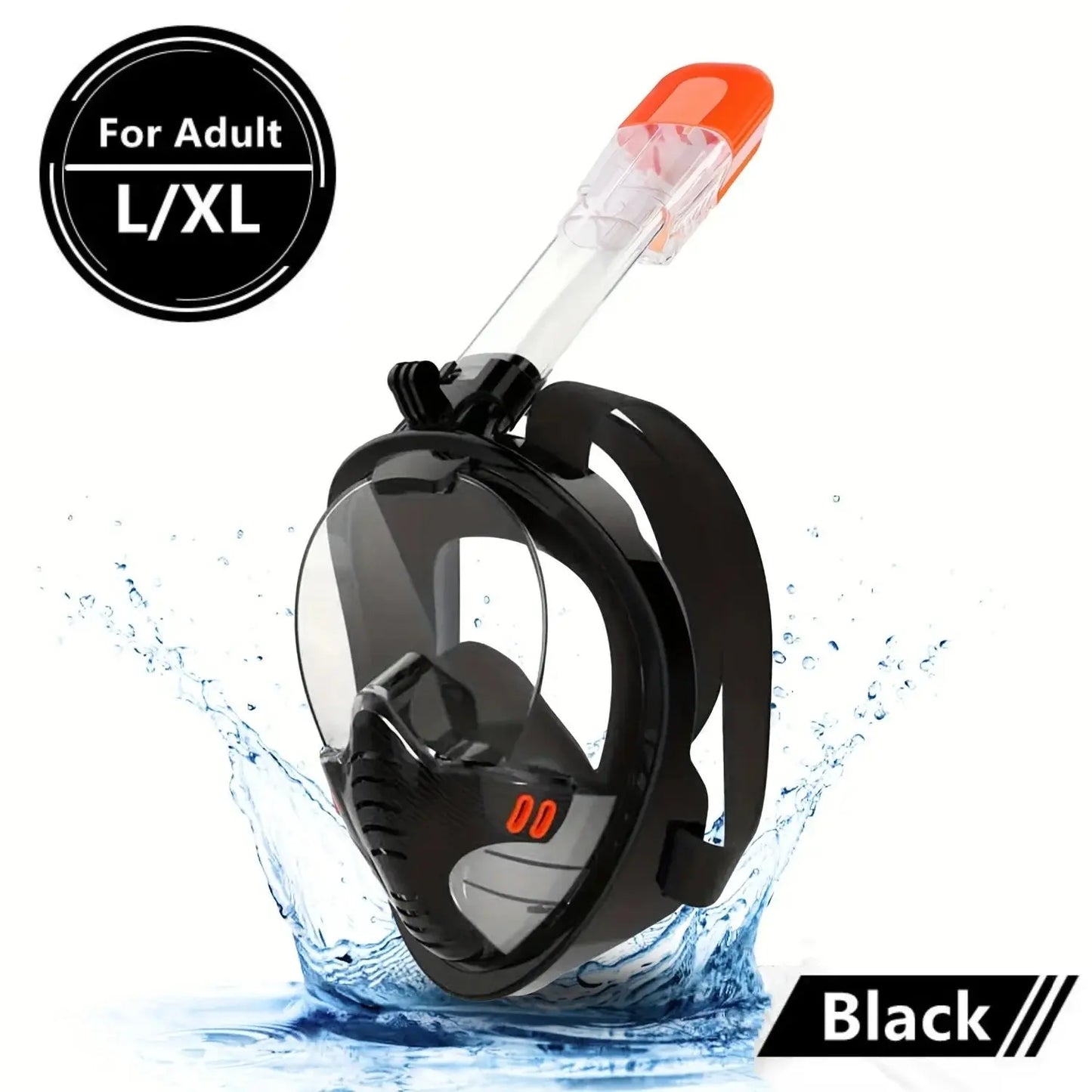 AquaVision 180° Full Face Snorkel Mask | Anti-Fog & Easy-Breathe Design XIAOTERR Store