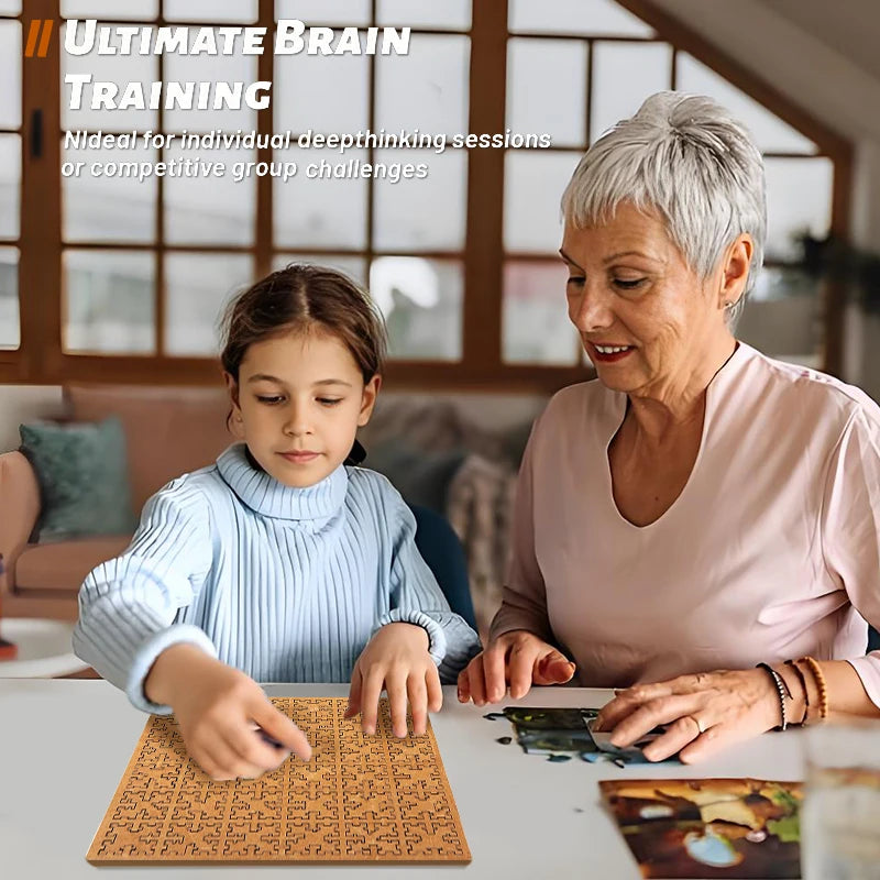 BrainBloom - The Wooden Fractal Puzzle That Calms Your Mind & Sharpens Your Focus - YNOM cornerstore