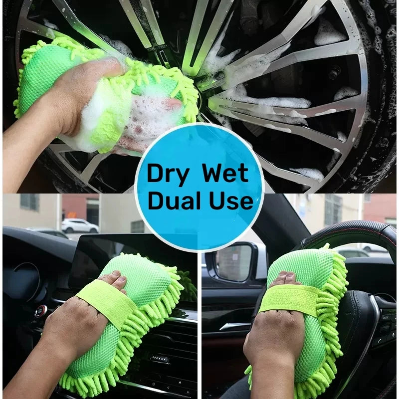 The AutoGleam 9-in-1 Car Wash & Detailing Kit | Microfiber Towels, Mitt & Sponges - YNOM cornerstore