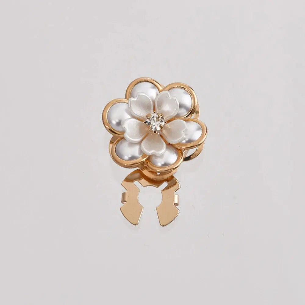 BloomLuxe Pearl Camellia Button | An Elegant Wardrobe Upgrade i-Remiel Boutique Store