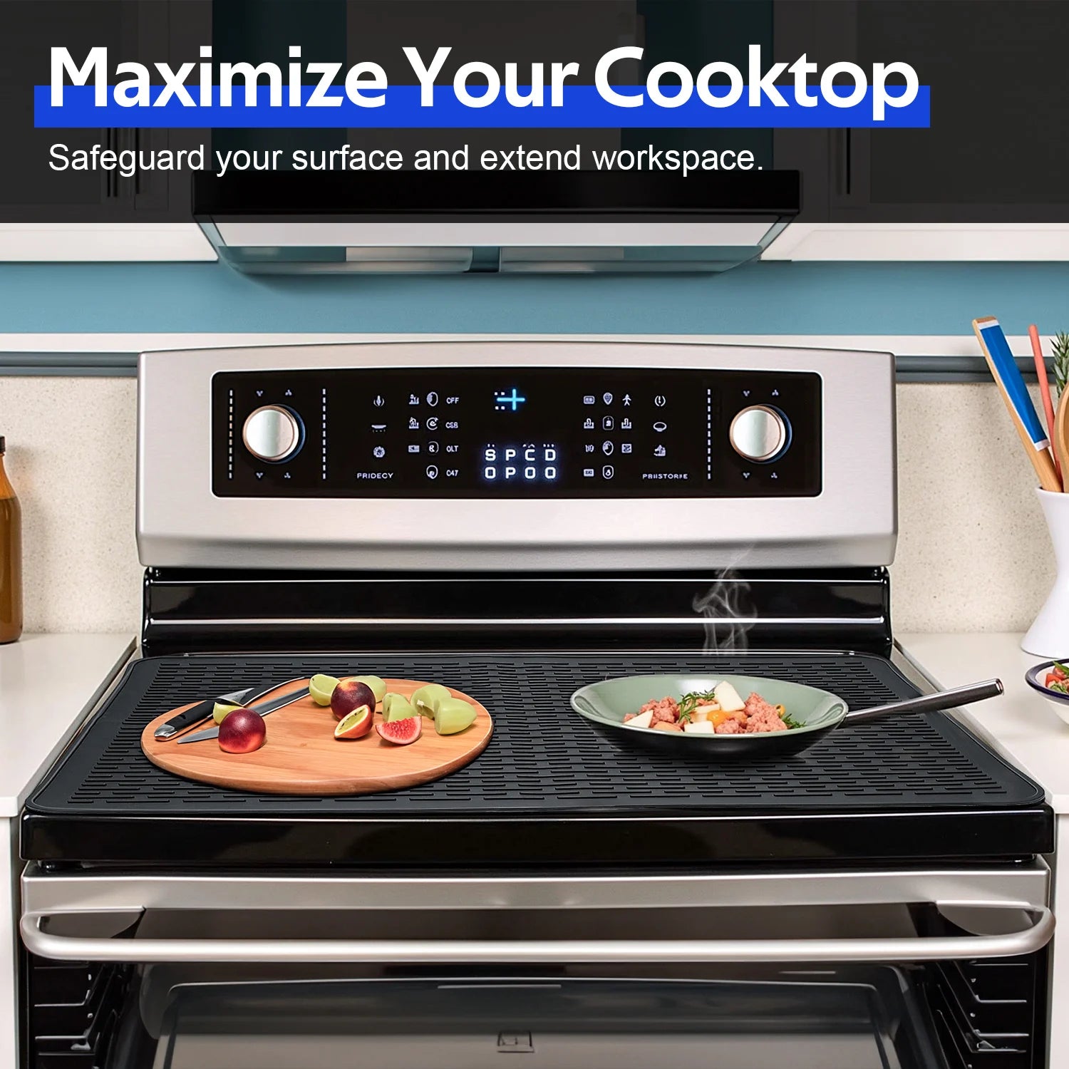 The HeatGuard Silicone Stove Gap Cover | Heat Resistant & Easy Clean - YNOM cornerstore