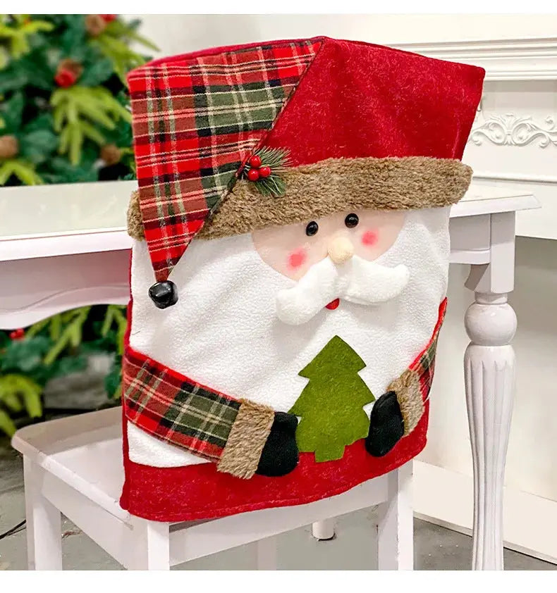 FestivaSeat Christmas Chair Covers | Instant Holiday Dining Decor Modern Family Store