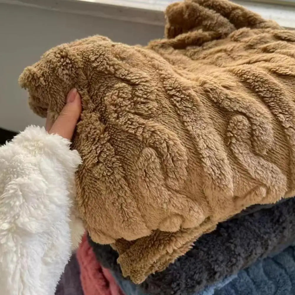 The CozyBliss Thick Coral Fleece Nightgown | Ultra-Warm Winter Loungewear - YNOM cornerstore