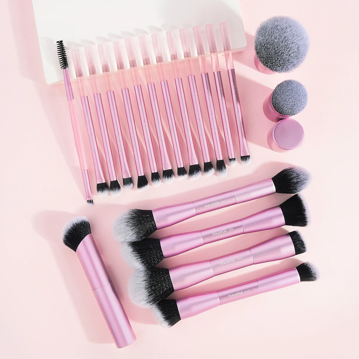 The GlamPro 20-Piece Professional Makeup Brush Set | Full Face Kit - YNOM cornerstore