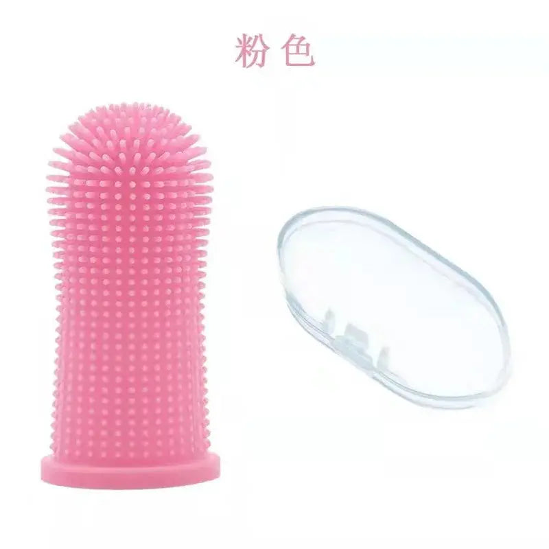 GentlePaws 360° Silicone Finger Toothbrush for Dogs & Cats XIN Hang Xian Store