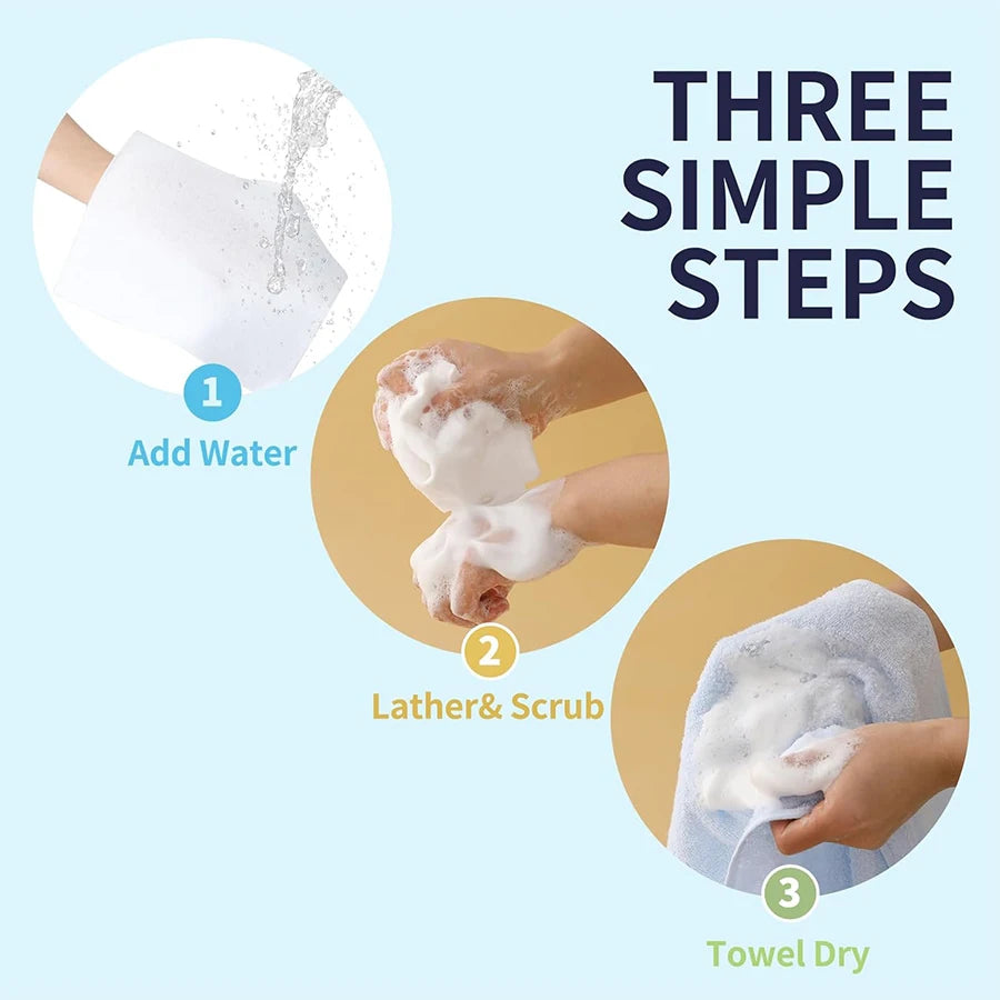 FreshEase Rinse-Free Bath Wipes | XL Body Cleansing for Travel & Care - YNOM cornerstore