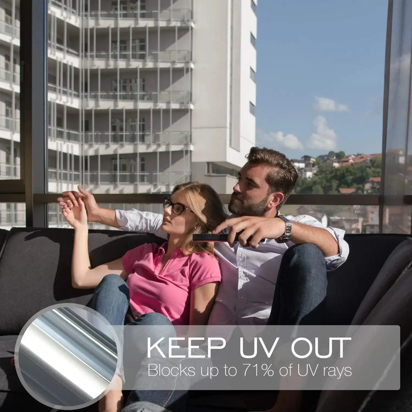 Ultra-Glare Blocking Window Film – Privacy + 99% UV Protection! - YNOM