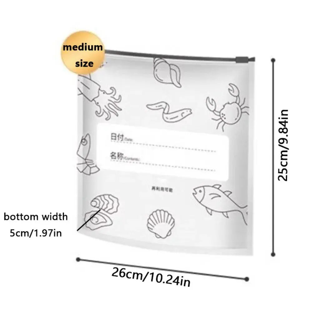 FreshLock Reusable Food Storage Bags | Airtight & Leakproof Foil Pouches for Lunch & Leftovers Digital & Stationery Store