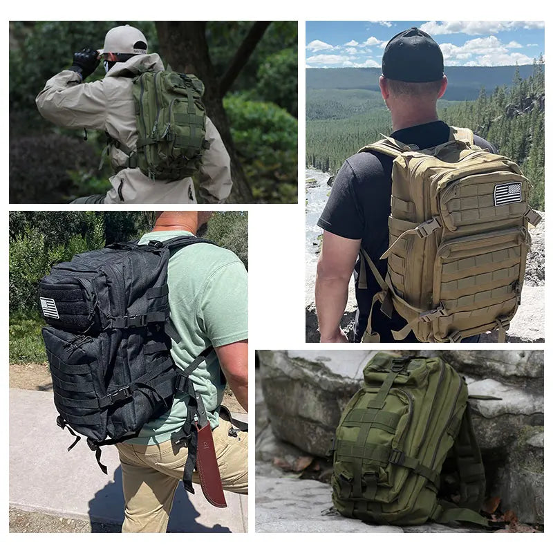Stryker 50L Modular Tactical Backpack | Waterproof MOLLE Rucksack Stone's Store