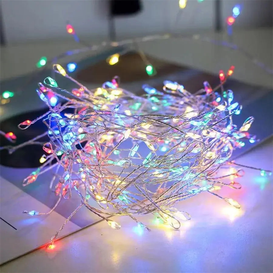 Glow Festive Firecracker LED Lights | Waterproof & Bendable Copper Wire Shop1104335818 Store