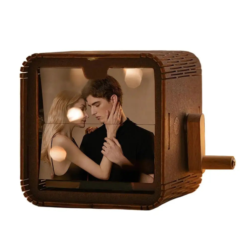 MemoFlip Personalized Wooden Memory Box | Heirloom Keepsake Box HoHempy Store