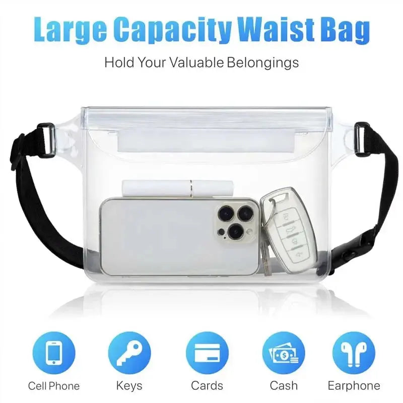 AquaGuard Waterproof Waist Pouch | Keep Your Phone & Valuables Dry GL Sports Store