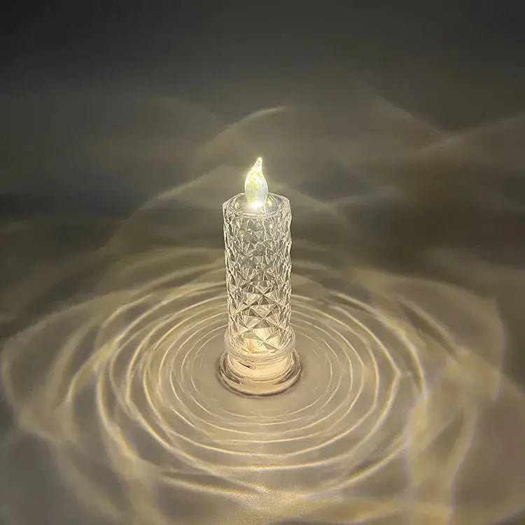 Crystal Rose LED Candles | Flameless, Sparkling Romantic Light Beautify Your Home Store