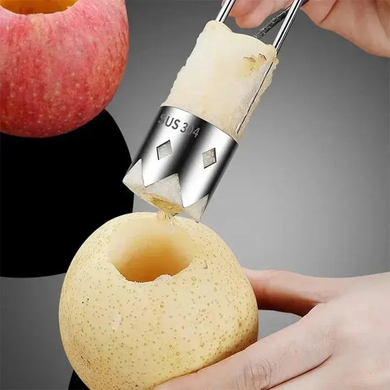 KitchenPro Apple Corer & Tomato Prep Tool | Effortless Fruit Coring - YNOM