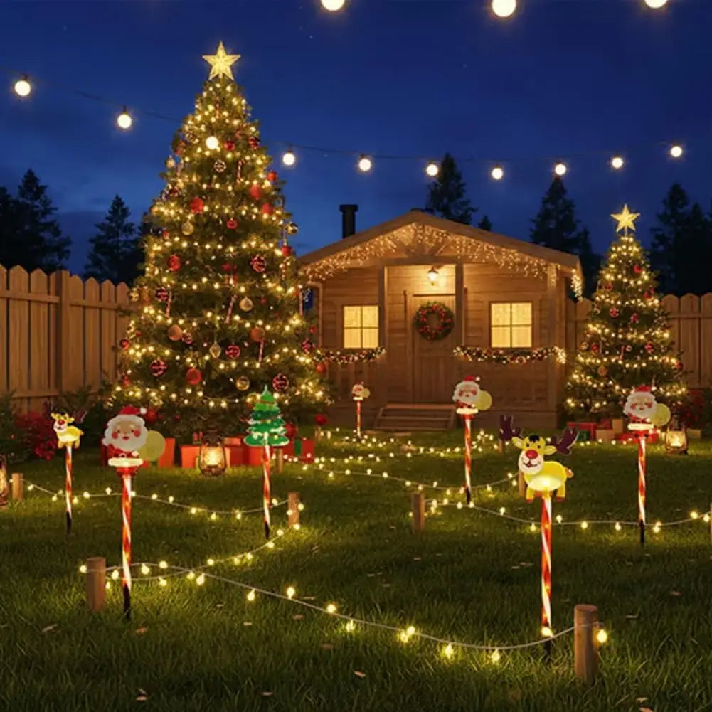 GlowJoy 6-Pack Instant Christmas Light Projectors | Outdoor Holiday Laser Show Shop1104072846 Store