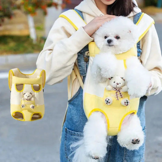 PawSnug Hands-Free Pet Carrier | Comfort Chest Sling for Small Dogs & Cats Shop1103859712 Store