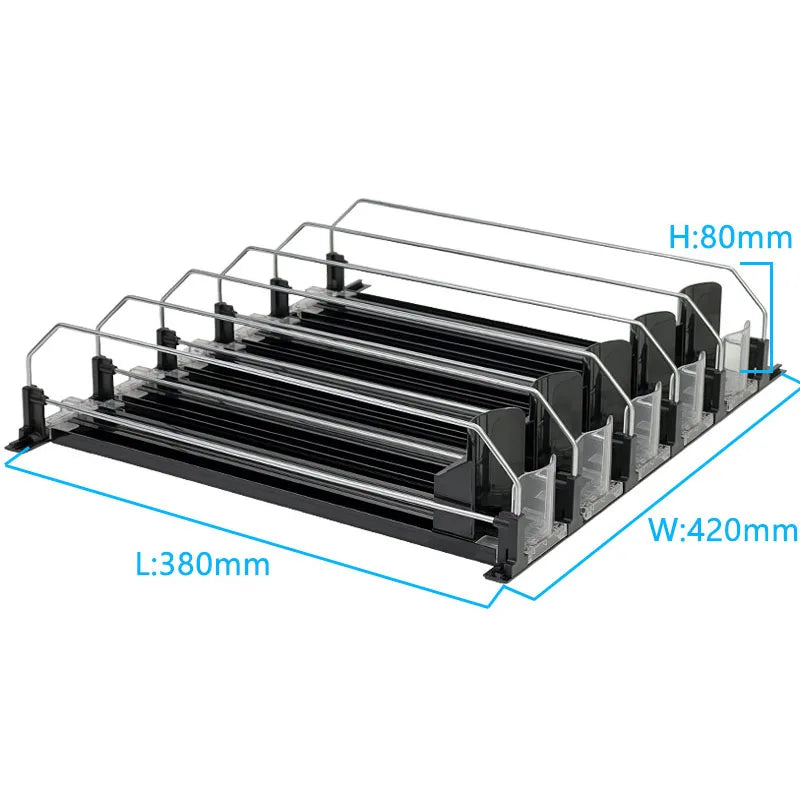 The FridgeFlow Automatic Can Dispenser | For Fridge & Pantry Organization Sun-light Store