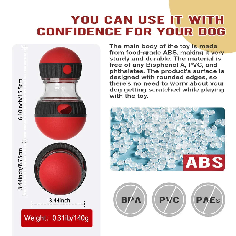 BrainyBall Interactive Dog Toy | Slow Feeder & IQ Puzzle Ball YNOM cornerstore